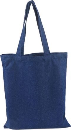 Generic Denim Canvas Tote Bag sturdy Fabric with Comfortable Wide Handles for Supermarket Shopping and Daily Commuting (Blue,16.54&times;14.17in)