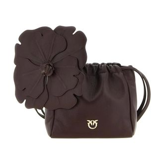 Pinko Flower Pouch - Bags - Mujer - Marr&oacute;n - ONE SIZE