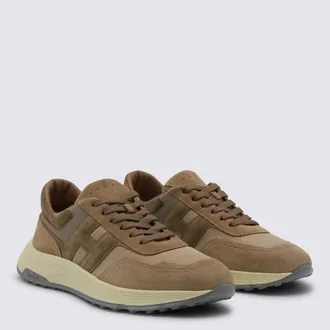 Hogan Mens Sneakers Beige _cover Tex-Le Sole El Tex/le