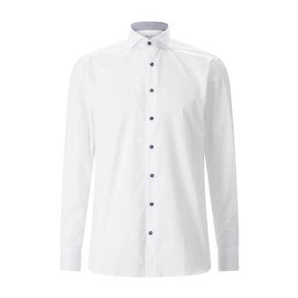 Stenstr&ouml;ms Formele Overhemden - Heren - Zakelijke Overhemden - Wit - 3XL - Katoen - Overhemden