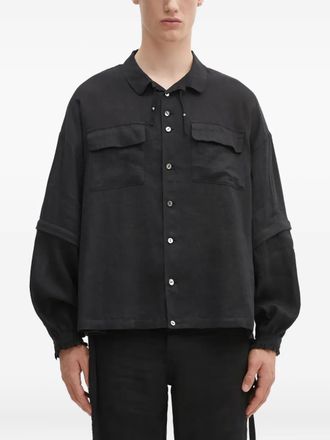 Undercover Camicia con doppia tasca - Nero