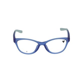 Nike Glasses, unisex, Blue, Size: 49 MM Matte Polar Blue/Jade Ice Eyeglasses