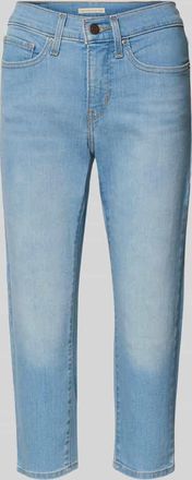 Levi's Slim Fit Caprijeans aus Baumwoll-Mix Modell 311 in Hellblau, Gr&ouml;&szlig;e 25