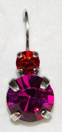 Mariana Womens Lady Marmalade Earrings In Pink / Orange