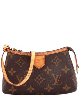 Louis Vuitton Brown Monogram Canvas Delightful Pochette Mini (Authentic Pre- Loved)