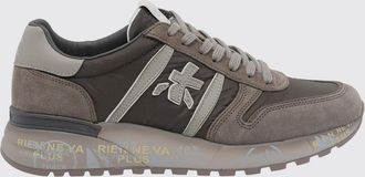 Premiata Sneakers basse Lander in pelle scamosciata e nylon con suola dentellata