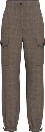 Emme Di Marella Emmmandare Broek - Dames - Broeken - Bruin - XS - Polyester - Broeken