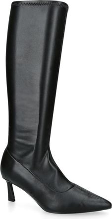 Steve Madden Womens Leisured Black Boots Fabric - Size UK 6