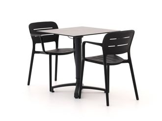Forza Furniture Forza Pazzia/Canzo 70cm dining tuinset 3-delig verstelbaar