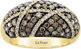 Le Vian Chocolate And Honey 14K 1.29 Ct. Tw. Diamond Band Ring