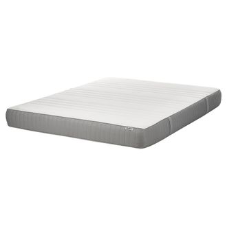 Beliani Beliani - Colch&oacute;n De Espuma Viscoel&aacute;stica Firme Duro Con Funda Extra&iacute;ble De Poli&eacute;ster Con Cremallera Accesorios De Dormitorio Blanco 160 X 200 Cm Chee