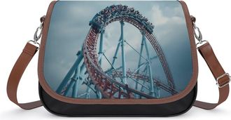 Generic Roller Coaster Fashion Womens Crossbody Bags Novelty Handbag Shoulder Bag Purse