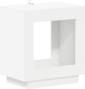 vidaXL Mesa Lateral Blanco 60 X 40 X 65 Cm Madera De Ingenier&iacute;a Vidaxl