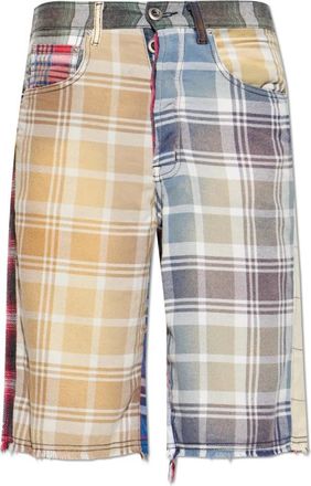 Gallery Dept. Plaid Pattern Shorts - Heren - Korte Broeken - Veelkleurig - W31 - Katoen - Korte Broeken