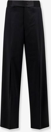 Giorgio Armani Pantaloni Black Tailored in lana - GIORGIO ARMANI - gender_Man