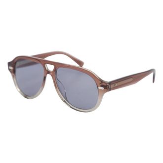 Brunello Cucinelli Brunello Cucinelli, Sunglasses, unisex, Brown, Size: 57 MM Bold Pilot Paul Sunglasses /Milano