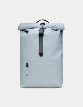 Rains Unisex Rolltop Rucksack - Pool 147 - Blue - Size: ONE size