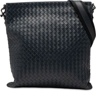 Bottega Veneta Pre-owned Bottega Veneta Nappa Intrecciato VN Crossbody LQKBQ10GZRWH0M20