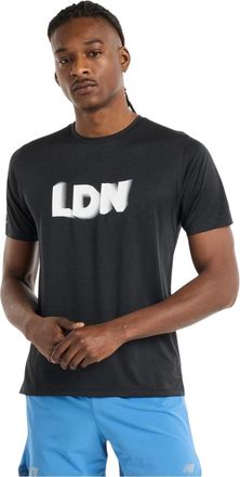 New Balance Hardloopshirt voor heren (Zwart)