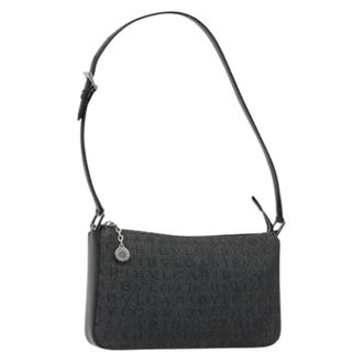 Bulgari Pre-owned Vintage Shoulder Bag - Dames - Pre-owned - Zwart - Maat: ONE Size Leer