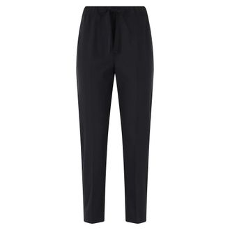 Semicouture Dames, Broeken, Blauw, Maat: S