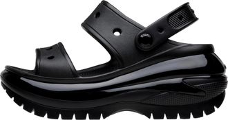 Crocs Mens Crocs Classic Mega Crush Sandal Black 207989-001