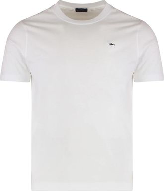 Paul & Shark Eenvoudig katoenen T-shirt met logo - Heren - T-shirts - Wit - L - Katoen - Tops