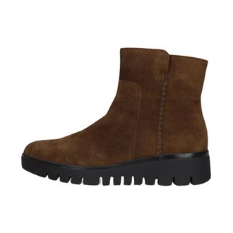 Gabor 8015 Enkellaarsjes - Dames - Schoenen - Bruin - Maat: 43 EU