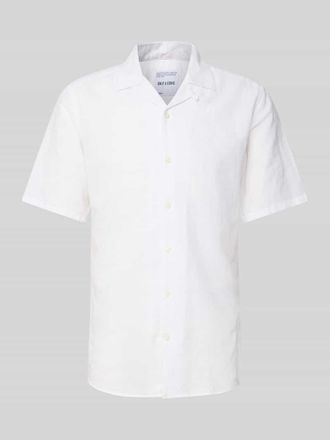 Only & Sons Freizeithemd aus Baumwoll-Leinen-Mix Modell CAIDEN in Weiss, Größe XXL