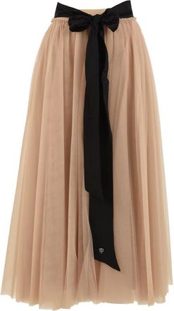 Aniye By Midi Rok voor Vrouwen - Dames - Midirokken - Beige - XS - Rokken