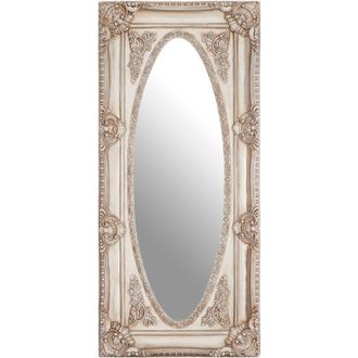 Premier Housewares Marseille Champagne Oval Border Wall Mirror
