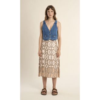 Molly Bracken Mouwloos jeansjasje