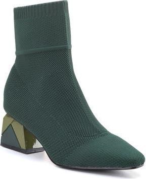 Ninety Union Sidney Block Heel Sock Bootie in Green at Nordstrom Rack, Size 10