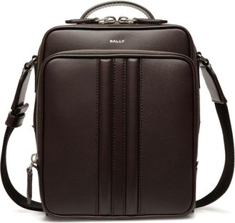 Bally Mythos cross body bag - men - Recycled Leather/Recycled Nylon - One Size - Brown