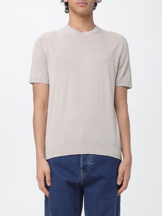 Paolo Pecora Maglia basic Paolo Pecora in misto seta e cotone