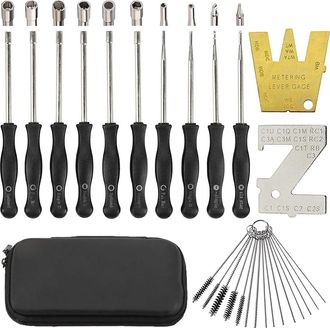 OEM Kit De Herramientas Para El Ajuste Del Carburador Con Bolsa De Almacenamiento Para Motores De 2 Tiempos, Herramienta Para El Ajuste Del Carburador Par