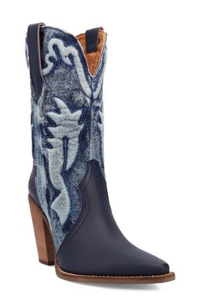 Dingo Tipsy Cowboy Boot in Blue at Nordstrom, Size 7.5
