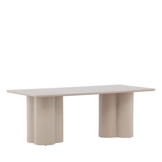 Venture Design Mesa baja de madera 120x60cm - Beige