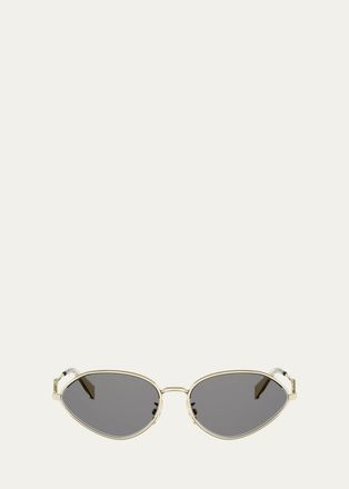 Celine Wire 58MM Oval Sunglasses