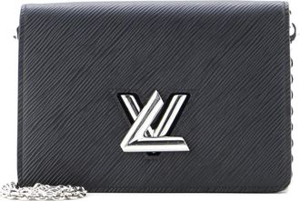 Louis Vuitton Twist Wallet on Chain Epi leren crossbodytas - Zwart