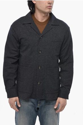 Paolo Pecora Cotton-Blend Blazer with Patch Pockets size 52