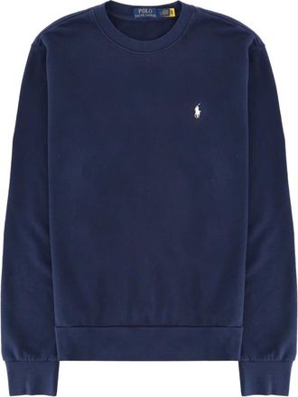 Polo Ralph Lauren Sweatshirts, male, Blue, Size: XL Long Sleeve Sweatshirt