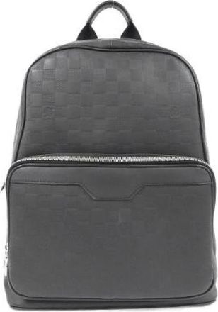 Louis Vuitton Pre-owned Damier Infini Campus Backpack - Dames - Vintage Rugzakken - Zwart - ONE Size - Leer - Vintage