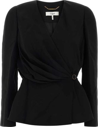 Chlo&eacute; Blouses - Dames - Blouses - Zwart - XS - Overhemden