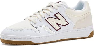 New Balance Classics BB480L v1 Shoes Sea Salt/Classic Crimson : US Mens 13 - Womens 14.5 D - Medium, Leather