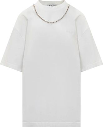 AMBUSH Ballchain T-Shirt voor Vrouwen - Dames - T-shirts - Wit - M - Tops