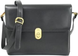 Gucci Pre-owned Leren Schoudertas - Dames - Vintage Schoudertas - Zwart - ONE Size - Leer - Vintage