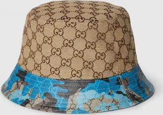Gucci GG Canvas Bucket Hat, Size XXL, Beige, GG Canvas