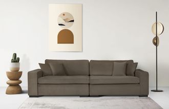 HOME AFFAIRE 2-Sitzer »Skara XXL« Lounge-Sofa XXL mit Federkern-Polsterung, in vielen Bezugsvarianten