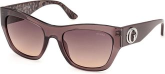 Guess GU00363 48F Womens Sunglasses Brown Size 55